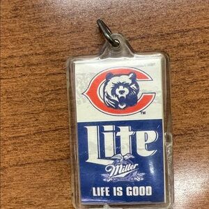 Life Is Good Miller Lite Bears Keychain